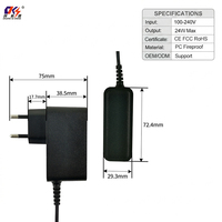 Adaptateur d'alimentation mural certifié CE 5V 3A 15W, 5 volts 3 ampères, matériau PC, pour bande LED, CCTV, LCD, alimentation AC/DC