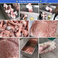 Mesin Penghancur Tulang Ayam, Penggiling Daging Hewan, Penghancur Sapi Babi dari Baja Anti Karat, Pembuat Bubuk
