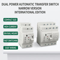 Commutateur de transfert automatique double alimentation 2P 4P 40A 63A 80A monophasé ATS