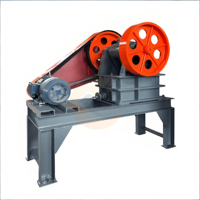 Concasseur à mâchoires primaire pour minerai de plomb et de zinc, installation de concassage de pierres avec une capacité de 5-10t/h, moteur, PLC