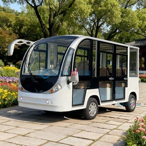 Gran Oferta Nuevo Precio de Fábrica Carro de Patrulla Eléctrico de 4 Ruedas para 6-8 Personas con Batería, Carro de Golf para Carretera, Autobús Turístico Eléctrico - Product Image 2
