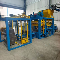 Machine à blocs écologiques QT4-25 sans cuisson, faible consommation d'énergie, fabrication directe de briques à partir de sable, pierre et ciment