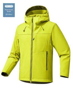 Herren Damen Paar Wasserdichte Atmungsaktive Wander- und Trekking-Jacke Outdoor Kapuzen-Freizeitjacke Softshell-Oberteil Lässige Outdoorjacke - Product Image 5