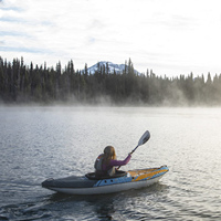 Ensemble de Kayak gonflable pour adultes, kayak de pêche, canoë avec rames en aluminium, canoë gonflable pour 2 personnes