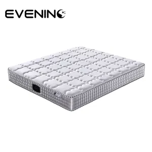 Wholesale pocket spring coil coir natural latex foam bed mattress for 5 star hotel bedroom set