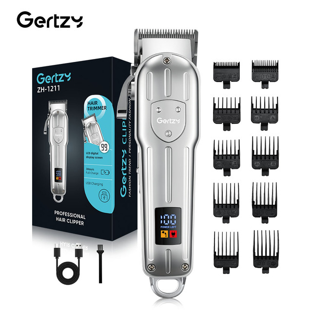 OEM Manufacturer Professional Hair Clippers Rechargeable and Cordless Hair Clippers for Barber Men Electric Hair Trimmer Custom