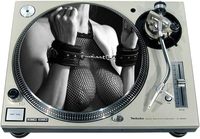 Tapis de platine rond en feutre personnalisé antidérapant à sublimation vierge pour lecteur de disques vinyles