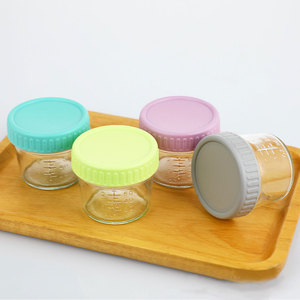 Contenitori in Vetro per Alimenti per Bambini da 120ml, Barattoli da 4 oz con Coperchi in Plastica, Lavabili in Lavastoviglie e Adatti al Congelatore, per Insalata, Caramelle, Snack, Gelatine - Product Image 5