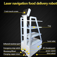 Robot de entrega de navegación láser Robot inteligente Robot de catering
