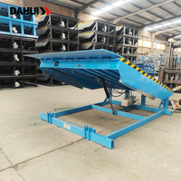 Plateforme de déchargement à rebord rabattable avec grille antidérapante, pont de chargement, machine de nivellement de quai, personnalisable