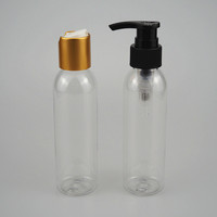 Bouteille de lotion en plastique vide de 4oz avec pompe