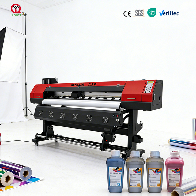 1.8m Eco-Solvent Inkjet UV Printer Single F1080 I3200 Double F1080 Head Vinyl Banner Digital Paper Printer Pump Core Component