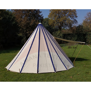 Tienda de Campaña de Lona de Dos Postes con Forma de Campana, Fabricada a Medida con Tela de Algodón de Primera Calidad para Vivir al Aire Libre - Product Image 3
