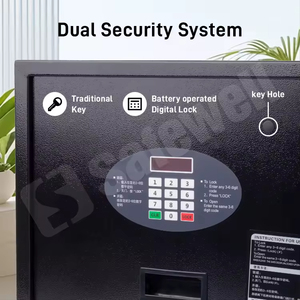 Coffres-forts électroniques numériques Safewell à ouverture par le haut avec écran LCD pour une sécurité accrue des coffres d'hôtel - Product Image 5