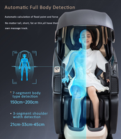 Ap02-capsule d'espace électrique, Robot de massage des mains, luxe, barres inclinable, intelligent, SL Track, Shiatsu 4D, chaise de Massage