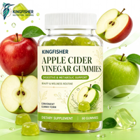 Gummies de Vinaigre de Cidre de Pomme en Gros pour le Bien-être Métabolique, à Base de Pectine, Saveur Fruitée, Complément Détox Santé, Marque Privée