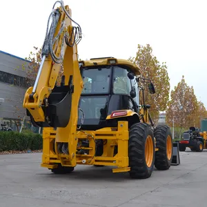 Factory Direct High Quality Middle Chinese Backhoe Loader Computer Road Construction Equipment With Cheapest Price