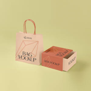 Caja de regalo rosa, caja de embalaje de cartón impresa estilo cajón con asa de cuerda de papel, bolsa de papel - Product Image 3