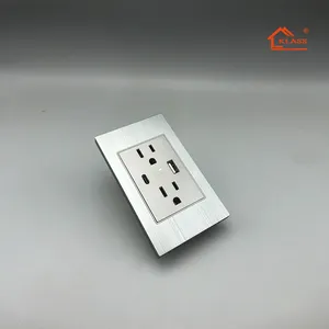 KLASS 2023 hot sale South American standard electric wall switch 1gang multiple socket