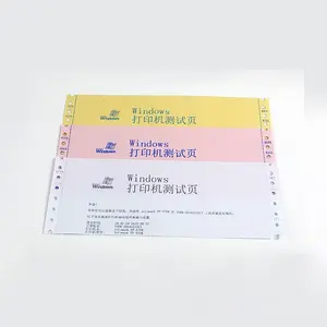 Factory supply Printing High Quality Customize Bank Notes ncr carbonless paper Sheet 3 Layers Impression Carbonless Paper