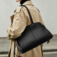 Sac Fourre-tout de Qualité Supérieure en Cuir Brillant, Sacs à Bandoulière d'Affaires Grande Capacité pour Femmes, Sacs à Main avec LOGO Personnalisé
