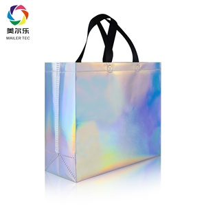 Sacs non tissés recyclables personnalisés avec impression flexo pour la promotion d'expositions, la publicité, les magasins de vêtements, les achats - Product Image 1