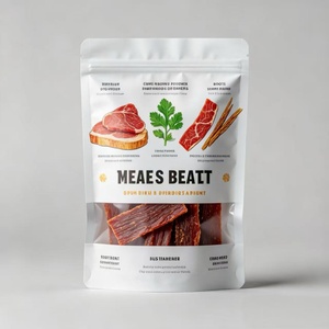 Bolsas Resistentes para Carne Seca, Bolsas de Plástico Impresas Personalizadas para Almacenamiento y Envío a Largo Plazo de Carne Deshidratada - Product Image 3