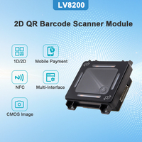 Escáner de Códigos de Barras Integrado Rakinda LV8200 CMOS con Interfaz USB, Lector de Códigos QR 1D 2D, Módulo de Escaneo de Códigos de Barras