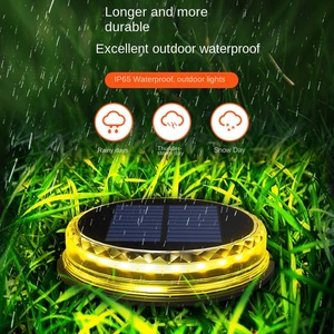 ไฟพลังงานแสงอาทิตย์สำหรับสวนกลางแจ้งไฟสนามหญ้าพลังงานแสงอาทิตย์ LED - Product Image 3