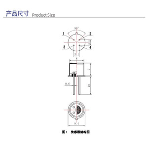 เซ็นเซอร์ก๊าซแอมโมเนีย MP702 แบบเซมิคอนดักเตอร์ 0-100ppm สำหรับห้องเย็น ตู้แช่แข็งสำหรับปศุสัตว์ - Product Image 2