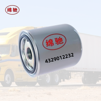 Kartrid Desikan Pengering Udara Tugas Berat 4329012232 20972915 Filter Aftermarket Tahan Lama untuk Sistem Rem Udara Truk dan Bus