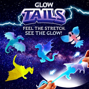 Jouets animaux à presser extensibles et collants, grands jouets sensoriels en TPR élastique avec queues lumineuses, oiseau, <span class=keywords><strong>requin</strong></span>, couleurs vives - Product Image 1