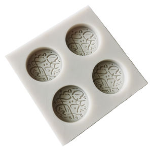 Molde de Silicona para Galletas, Chocolate, Arcilla, Fondant, con Forma de Frases de Bendición de <span class=keywords><strong>la</strong></span> Religión Islámica Árabe, 4 Unidades - Product Image 2