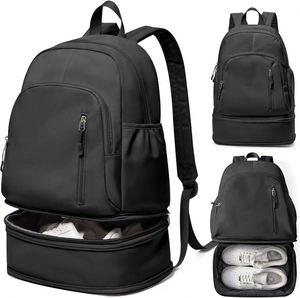 Sac à dos de sport grande capacité avec compartiment à chaussures, sac à dos de sport imperméable, sac à dos de voyage pour ordinateur portable - Product Image 4