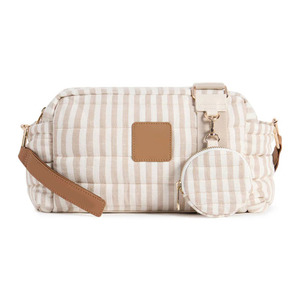 <span class=keywords><strong>Bolsa</strong></span> Multifuncional Acolchada de Algodón <span class=keywords><strong>para</strong></span> Pañales de Bebé, Organizador Universal <span class=keywords><strong>para</strong></span> Cochecito con Portavasos - Product Image 4