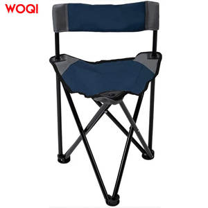 เก้าอี้พับแคมป์ปิ้ง Woqi ขนาด 25 นิ้ว ทำจากอลูมิเนียม น้ำหนักเบา สำหรับใช้งานกลางแจ้งในสวน พร้อมกระเป๋าหิ้ว เก้าอี้พกพา - Product Image 4