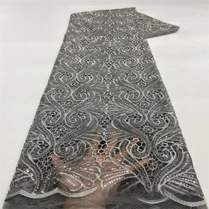 Materiales <span class=keywords><strong>para</strong></span> <span class=keywords><strong>Bodas</strong></span>, Encaje Africano, Telas Económicas en Stock, Tela de Encaje de Malla Francesa <span class=keywords><strong>para</strong></span> <span class=keywords><strong>Vestidos</strong></span> de Fiesta en Gambia, <span class=keywords><strong>Comprar</strong></span> Tela Barata en Línea - Product Image 5