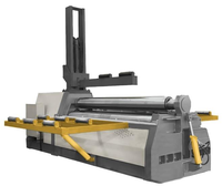 Machine à cintrer les tôles en acier CNC de fabrication chinoise, 20x3000mm, 4 rouleaux, pour tôles de fer