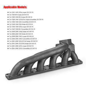 Collecteur <span class=keywords><strong>Turbo</strong></span> en fonte pour BMW <span class=keywords><strong>E36</strong></span> E46 323i 323is 325i <span class=keywords><strong>328i</strong></span> 330i 330Xi 330Ci Collecteur d'échappement de turbocompresseur - Product Image 6