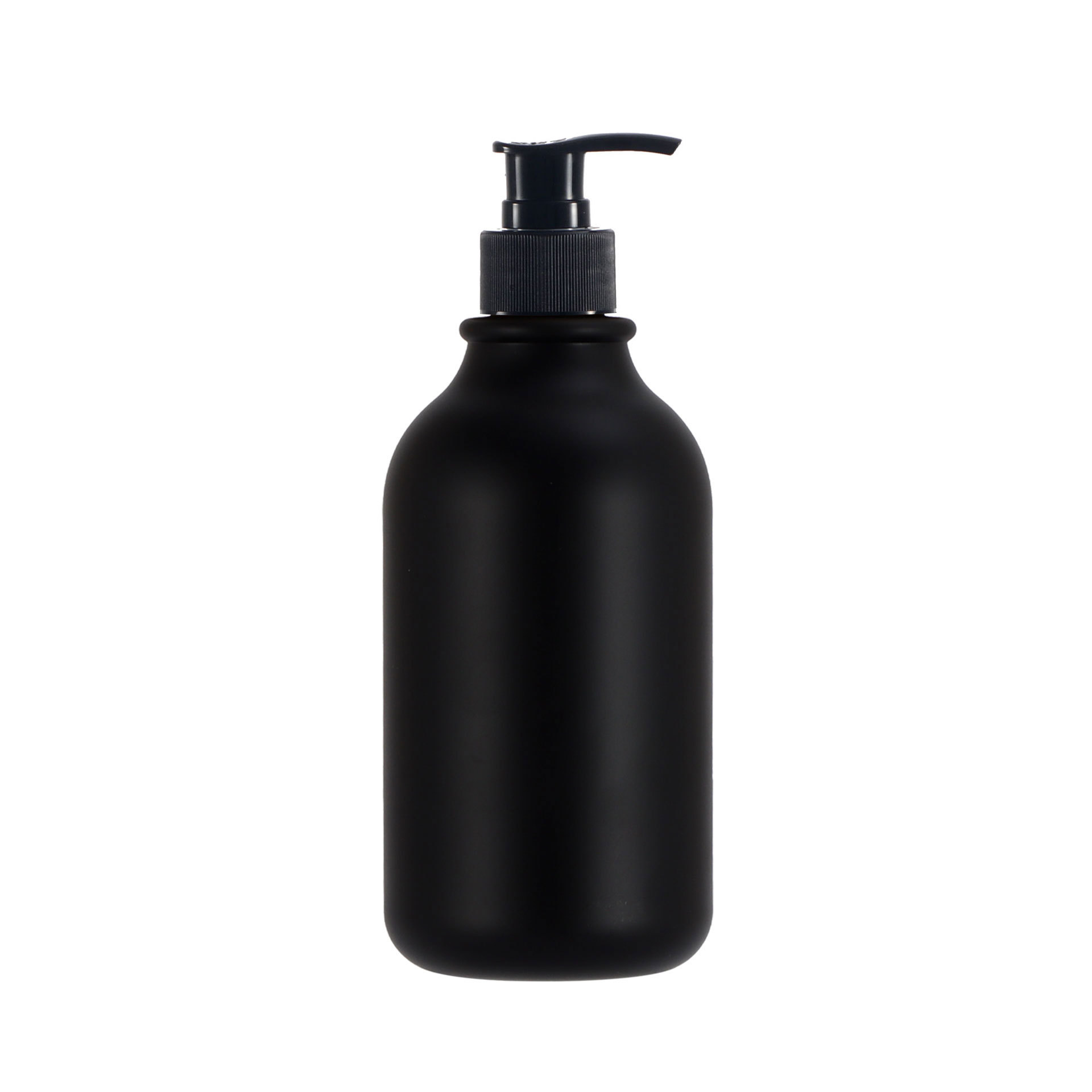 Flacon noir mat OH pompe noire
