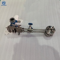 Débitmètre à plaque orifice en acier inoxydable pour la mesure de l'eau, de l'air et de l'huile en laboratoire avec connexion filetée à bride et transmetteur