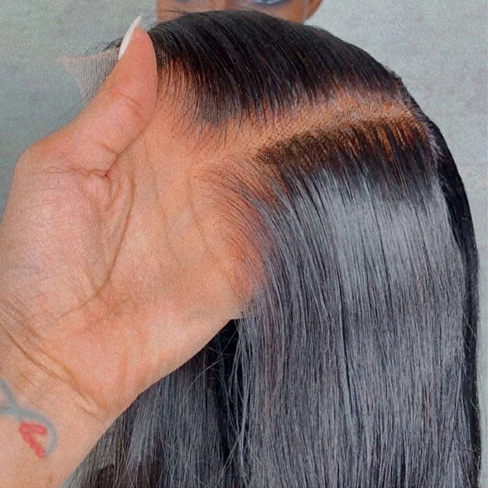 סיטונאי גלם בתולה פרואני שיער טבעי צרור ספק, 40 אינץ עצם ישר שיער טבעי לארוג, גלם בתולה פרואני שיער Weave