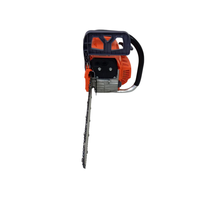 Tronçonneuse à essence UM Guangtouqiang Style 5200 Orange, guide-chaîne de 16 pouces, chaîne à dents pleines, réservoir d'huile à angle droit, scie à bois