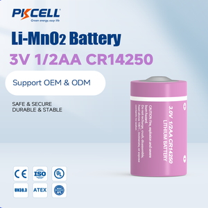 Werkslieferung <span class=keywords><strong>CR14250</strong></span> 3,0V Primäre Lithium-Batterie 3V 1/2AA OEM Li-MnO2 Zylindrische Zelle mit Geringer Selbstentladungsrate - Product Image 2