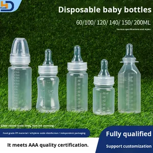 R2509-850 ภาชนะใส่เครื่องดื่มพลาสติกแบบใช้แล้วทิ้ง บรรจุแยกชิ้น ขวดนมปากกว้างสำหรับทารกแรกเกิด เด็กเล็ก ใช้ได้ - Product Image 2