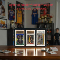 Cadre d'affichage LED en acrylique personnalisé pour cartes de collection gradées