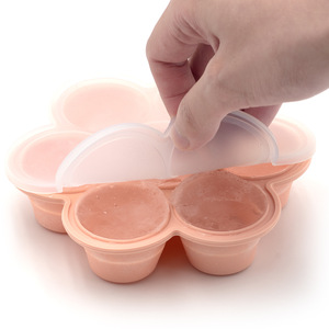 Custom Logo Flexible Foldable <b>Silicone</b> 7 Cavity Ice Cream Maker Easy Release Lid Reusable DIY Color Food Safe Eco-Friendly - Product Image 6
