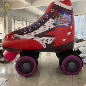 Accesorios Decorativos para Actividades, Patines Inflables Rojos en Forma de Globo - Product Image 1
