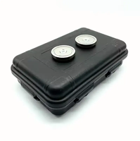 Boîte de rangement magnétique avec aimant puissant, boîtier GPS étanche et de taille moyenne