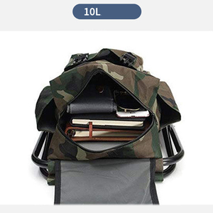 2022 Fishing Chair Bag Outdoor Portable Folding Stool <b>Backpack</b> Fishing Tackle High Strength Large Capacity <b>Foldable</b> Bag - Product Image 5
